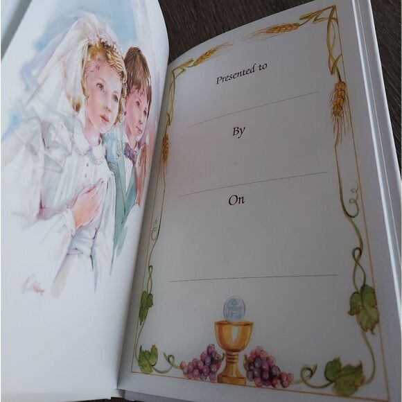 Remembrance of My First Holy Communion Padded Hard Cover Book - Picture 3 of 7